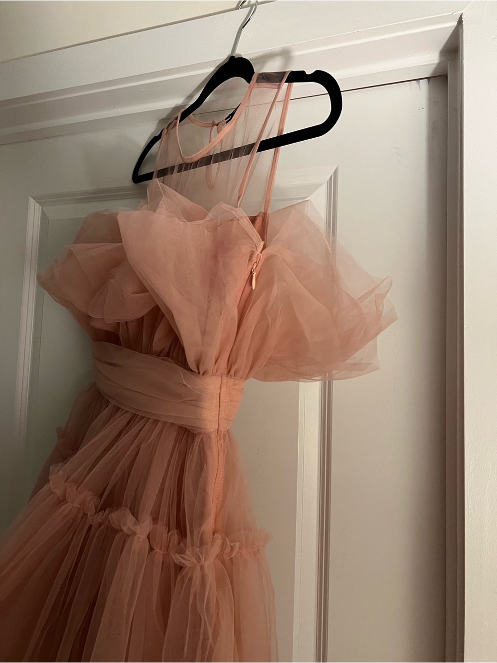 Nasty Gal Tulle Gathered Volume Mini Dress - Picture 3 of 4